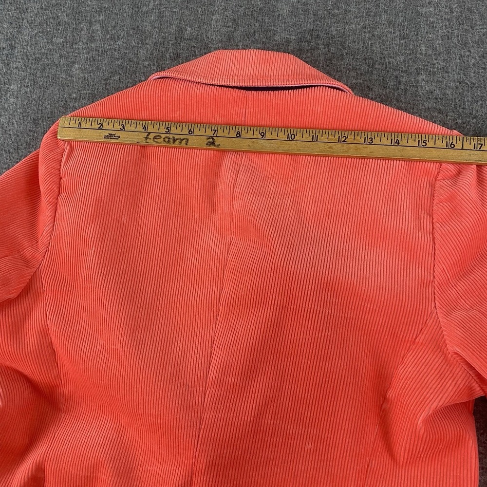 Boden Corduroy Blazer Jacket Women US 10R Pink Coral Cotton Stretch - Picture 7 of 12